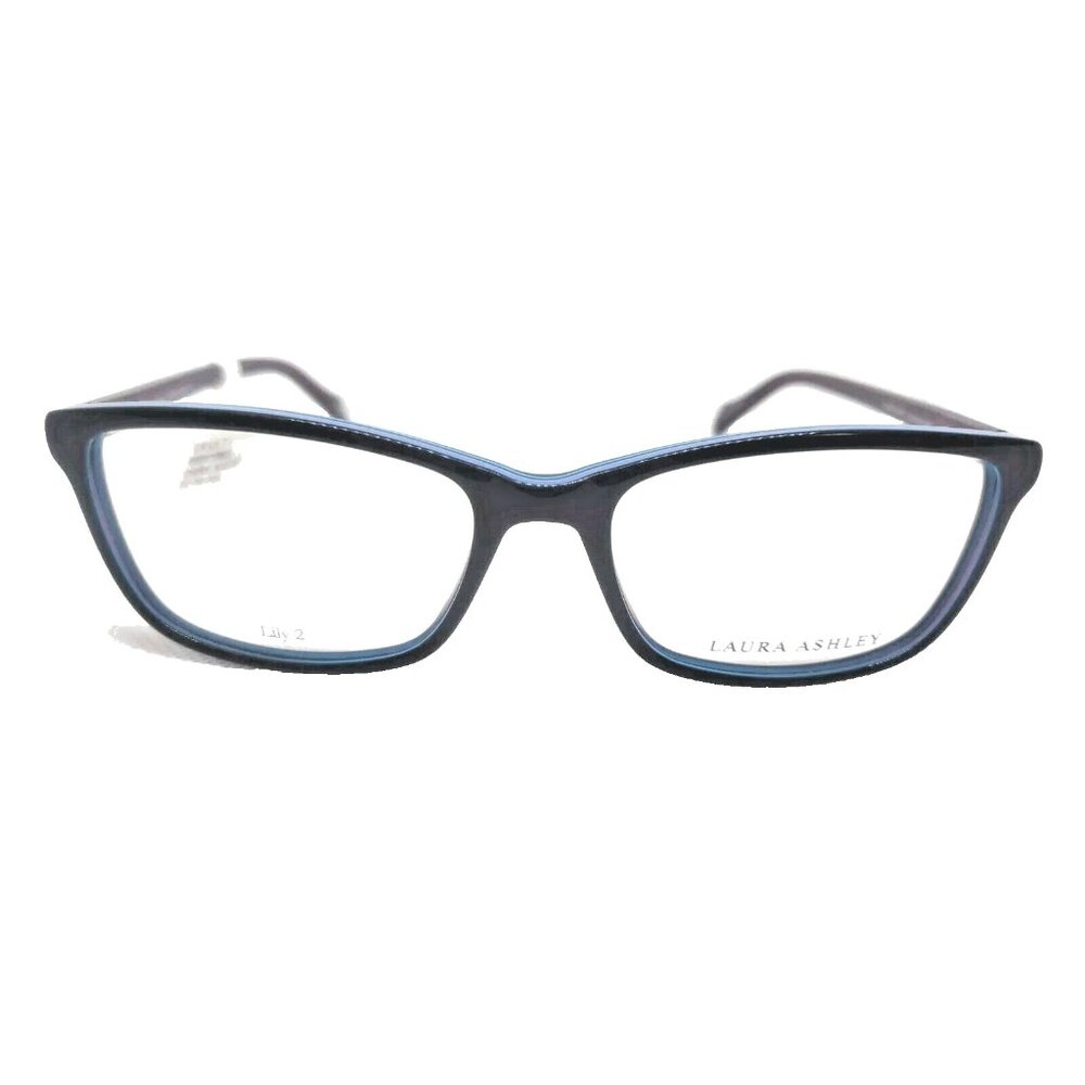 Laura Ashley La Lily 2 Dark Mauve Eyeglasses Frame 53-16-135 Rectangle Womens Fa